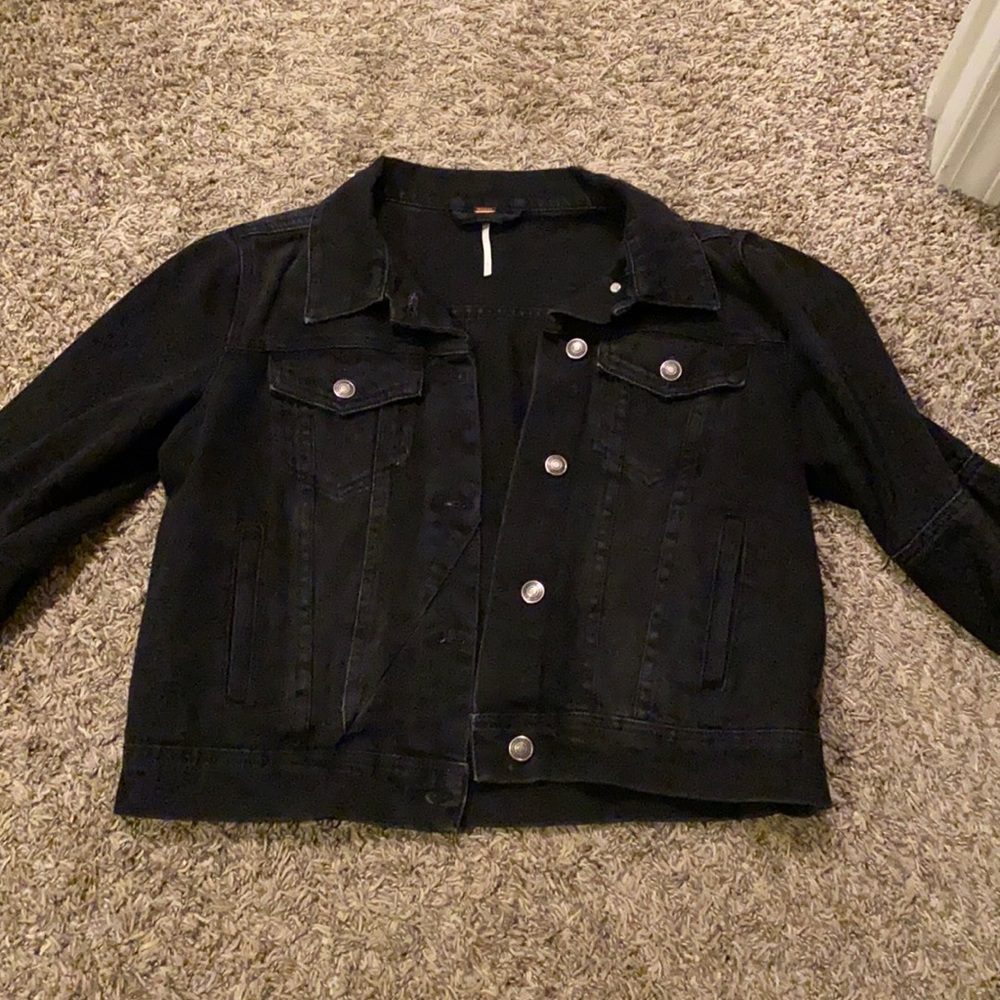 Black Free People jean jacket